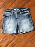 Kan Can Lightly Distressed Shorts