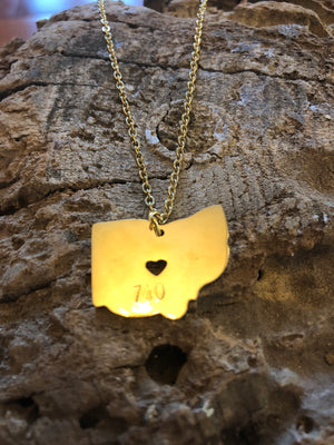 Ohio 740 heart cutout necklace