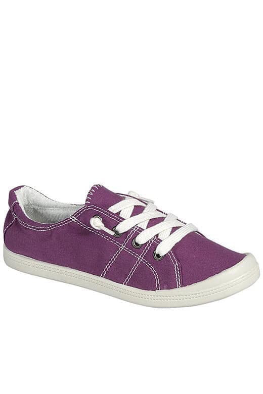 Purple comfort sneaker