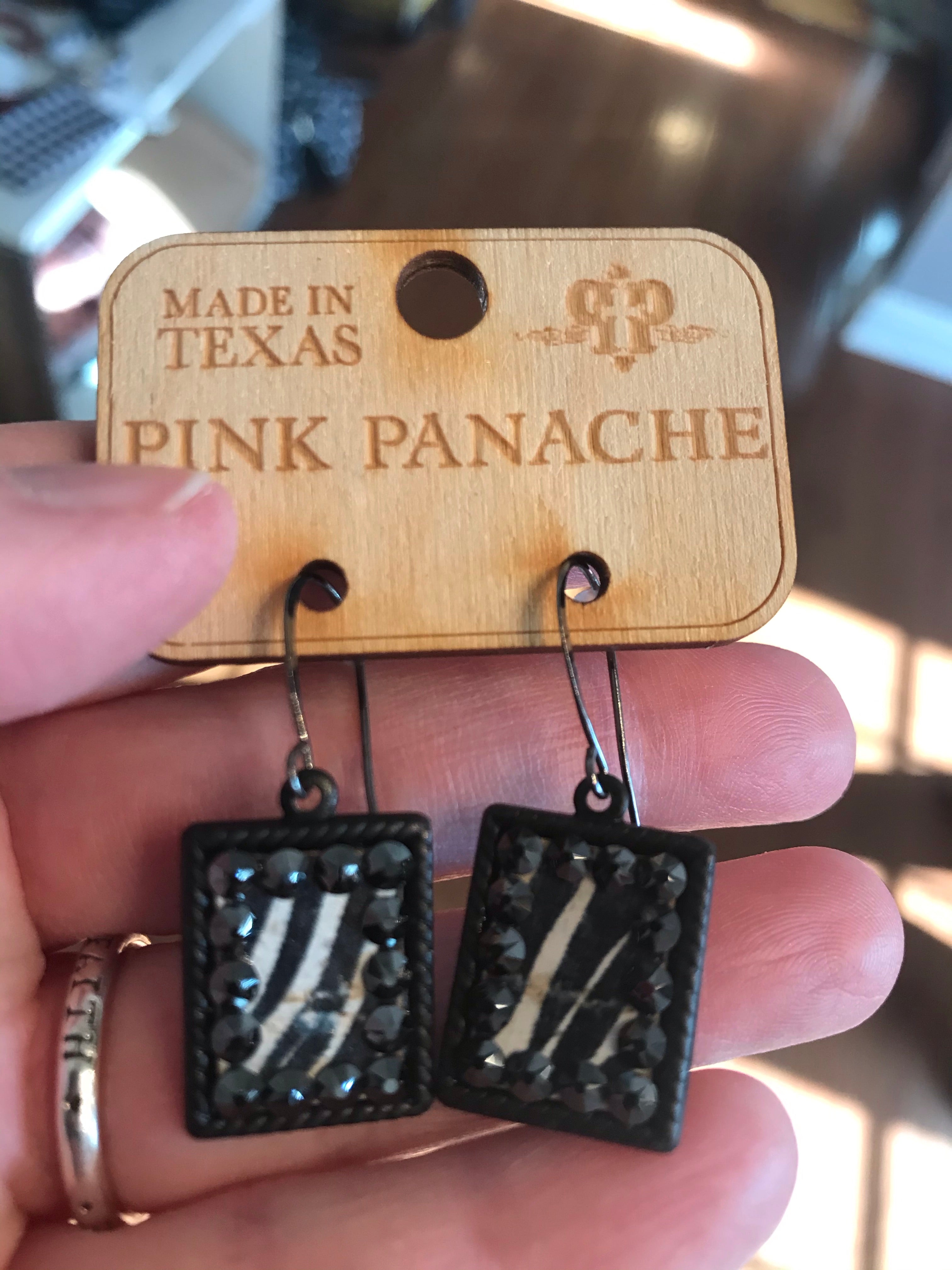 Pink Panache Mini Rectangle Zebra